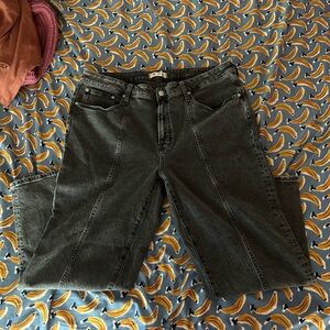 madewell size 18W perfect vintage straight jean: seamed edition